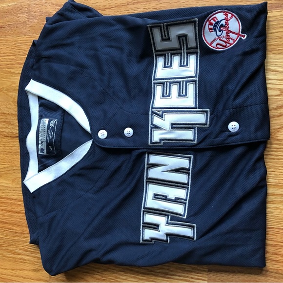 New MLB Yankees Jersey Baseball True Fan series size L - Picture 4 of 4